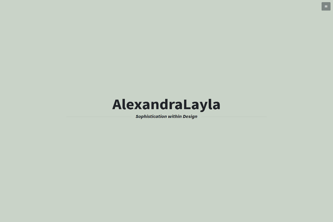 Alexandra Layla Designs Screenshot